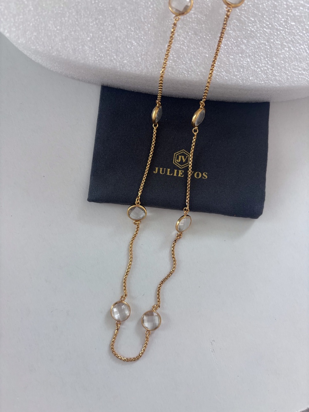 NWOT Julie Vos Rainbow Station Necklace - Picture 6 of 7